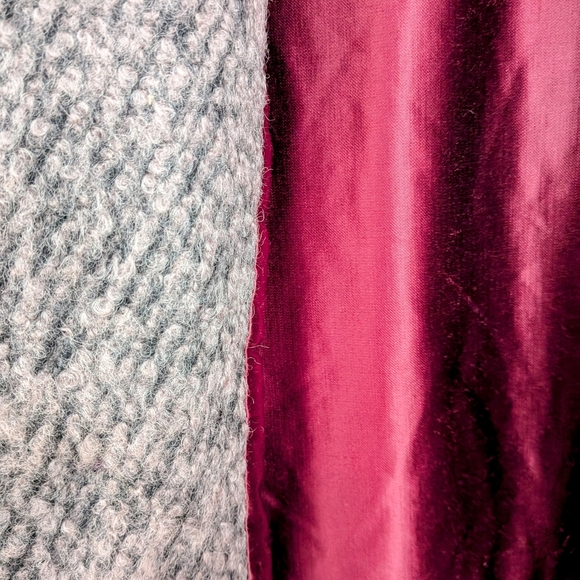 Électre Paris Vintage Mohair Wool Long Coat – Marled Pink/Brown/Black, Size L - Picture 5 of 10